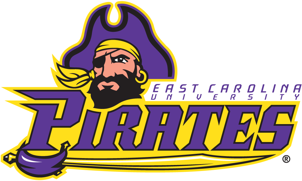 East Carolina Pirates 1999-2003 Primary Logo iron on transfers for fabric